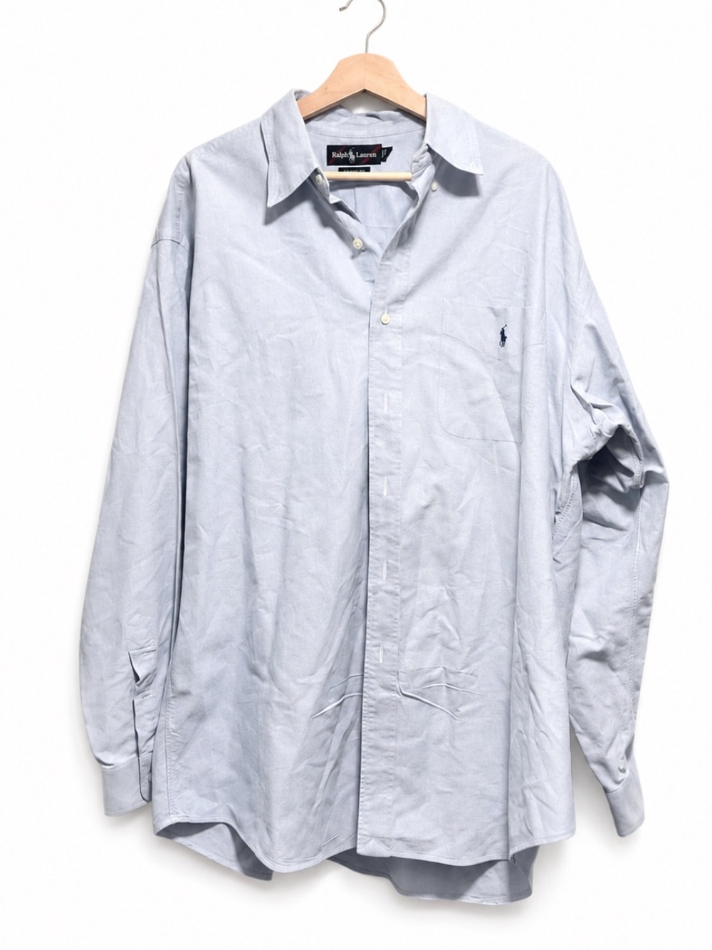 Ralph Lauren Big Shirt size large light blue